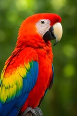Fototapeta premium blue and yellow macaw