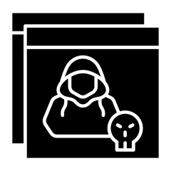 Online hacking Icon
