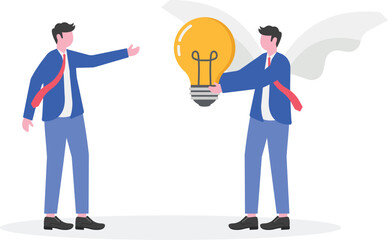 Transmitting light bulbs between merchants
