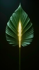 Art Exhibition of Green Leaves