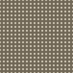 Light beige rounded square pattern on seamless earth brown background. Ideal for UI, wallpapers, and branding assets.