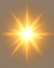 Fototapeta premium Glowing Sunburst Light Effect