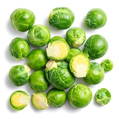 Fresh Brussels Sprouts - A Vibrant and Healthy Vegetable Collection.