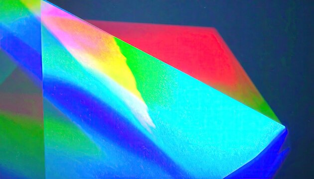 Abstract Colorful Prism Slashes: Cyber Texture Background
