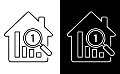 Dynamic stock market line chart with upward trend and business growth elements
