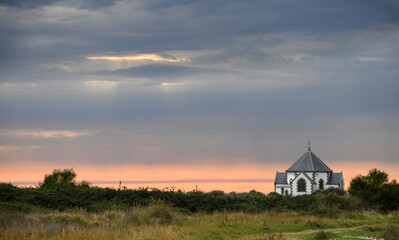 Chapelle Notre Dame de la c&ocirc;te, Penvins, Morbihan, 