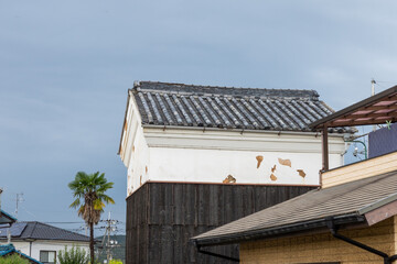 日本の岡山県総社市の吉備路のとても美しい秋の風景