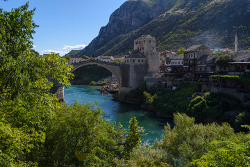 Fototapeta premium Old Town of Mostar in Bosnia