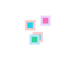 Icon Duotone Panels Art Glassmorphism