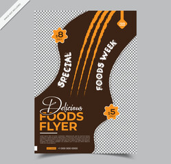 Delicious Special Food Week Flyer Design.