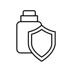 A single black feather isolated on transparent background