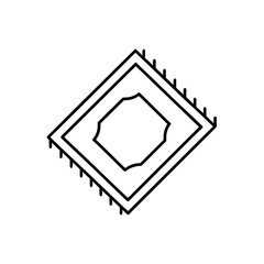 A single red apple isolated on transparent background