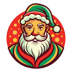 santa claus with christmas cap