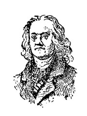 Francois-Antoine de Boissy d'Anglas, Count of the Empire, 1756 - 1826, a French writer, lawyer and politician during the Revolution and the Empire, old vintage illustration, 1897
