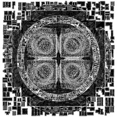 Futuristic City Of Skyscrapers Vector. Megalopolis City Landscape View. Illustration Of Construction Isolated On White Background.