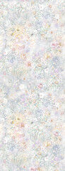 Assorted Hand painted Floral Patterned Decorative Paper Collection