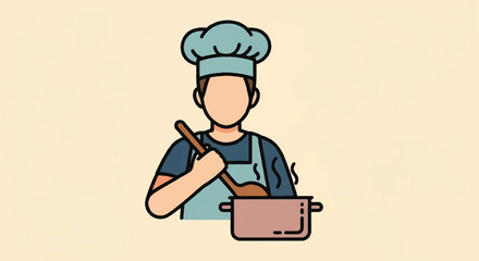 Dedicated Chef Preparing Heartwarming Festive Meals, Perfect for Christmas and Thanksgiving Gatherings