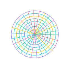 Fototapeta premium Surreal Neon Arcs Art Glassmorphism