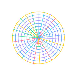 Obraz premium Surreal Neon Arcs Art Glassmorphism