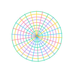 Fototapeta premium Surreal Neon Arcs Art Glassmorphism