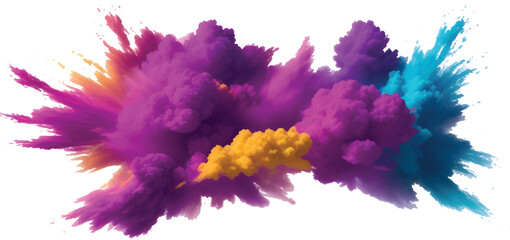 Soft Fluid Watercolor Splash Art in Sky Blue and Pastel Rainbow Hues for Minimalist Abstract Design and Calm Modern Backgrounds