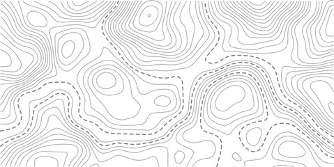 Topographic map background. Golden line topography map contour background. Modern design with White background with topographic wavy pattern design.paper texture Imitation of a geographical map shades