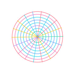 Fototapeta premium Gridburst Surreal Neon Art Glassmorphism