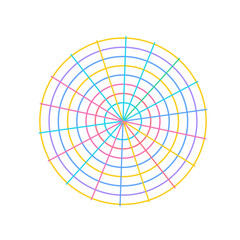 Fototapeta premium Gridburst Surreal Neon Art Glassmorphism