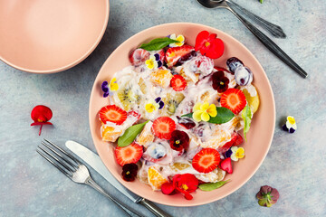 Summer fruit salad.