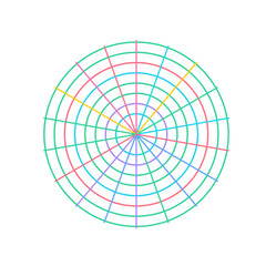 Obraz premium Gridburst Surreal Neon Art Glassmorphism