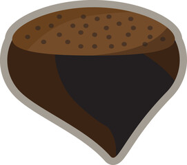 먹는 밤 군밤 과일