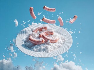 christmas card with a snowman