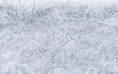 Closeup grey fur texture background, soft grey hair background