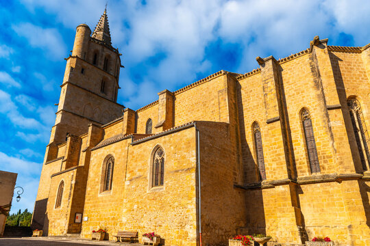 Church of Our Lady of Miracles in Avignonet-Lauragais, in Haute Garonne, Occitanie, France