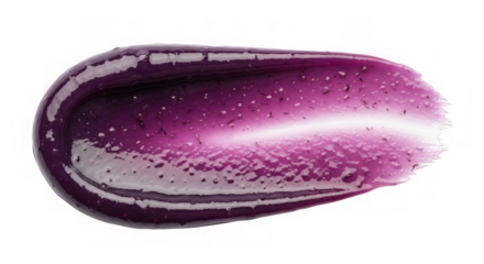 Purple cream swirl with white accents and dark particles