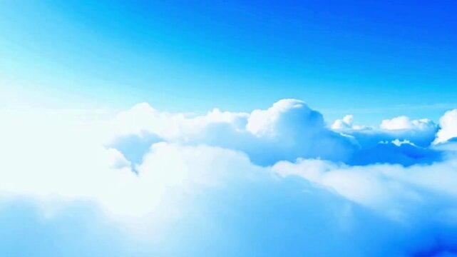 The sky looked stunning with clumps of clouds slowly moving along with the gusts of wind.