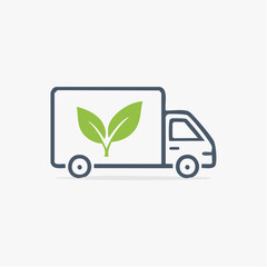 Eco-Friendly Delivery Truck: Sustainable Transportation and Green Logistics Solution