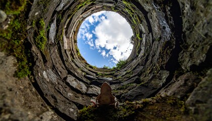 井の中の蛙大海を知らずの写真