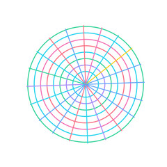 Ringspokes Surreal Neon Art Glassmorphism