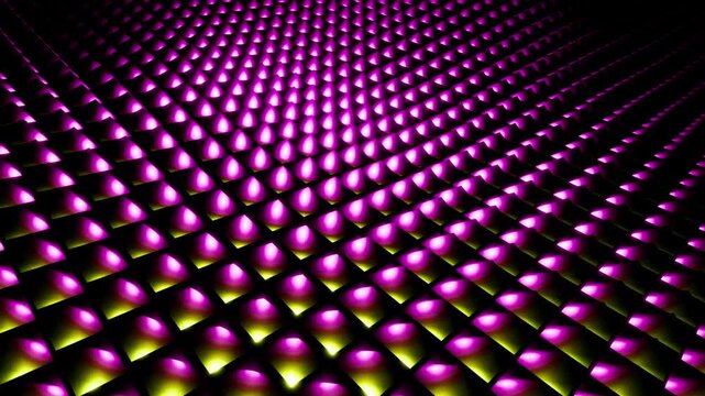 Unique patterns of purple geometric shapes create striking visual appeal in modern design