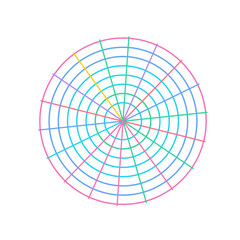 Fototapeta premium Surreal Waves Neon Art Glassmorphism