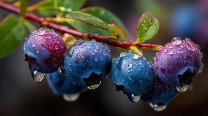 blueberries are a true superfood straight from nature's bounty.