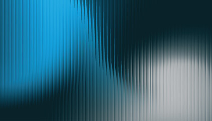 Abstract textured background with vertical ribbed lines and soft blue and dark teal gradient