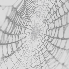 Obraz premium spiderweb isolated against transparent background