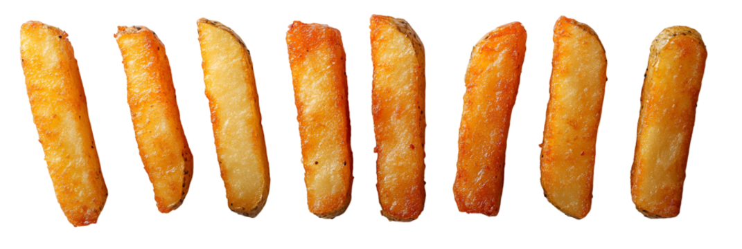 Collection of crispy fried food pieces