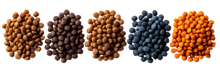 Color swatches in various shades of brown orange and blue