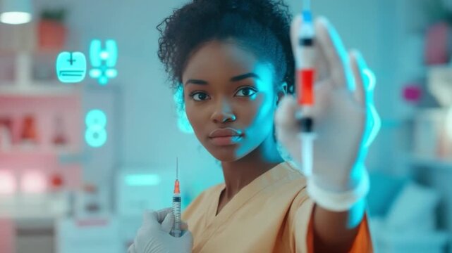 Discover how AI transforms healthcare. This video showcases an expert utilizing advanced technology to improve medical practices. A visual guide to health innovation. AI