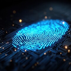 Fingerprint on circuit board