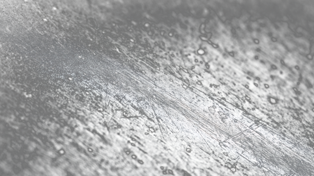 scratched metal surface on transparent background