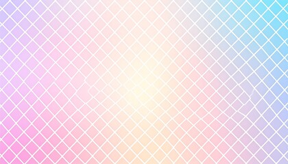 A soft, pastel-colored background with a subtle diamond grid pattern, evoking a gentle and dreamy aesthetic.